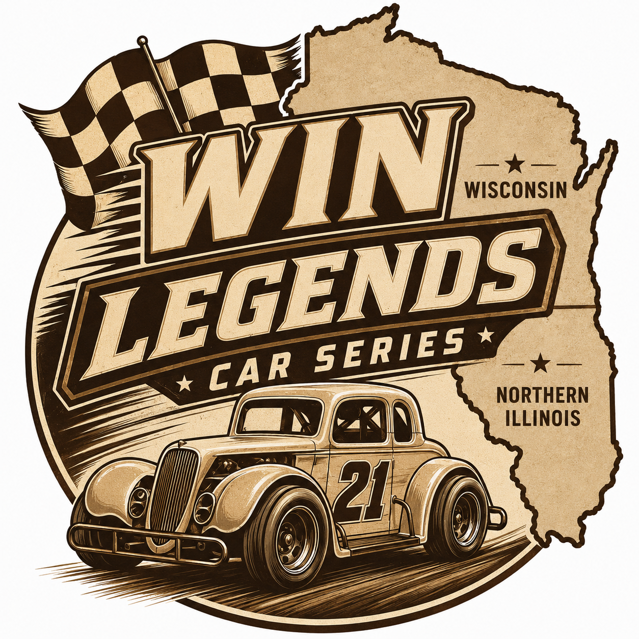 WIN Legend Car Series logo