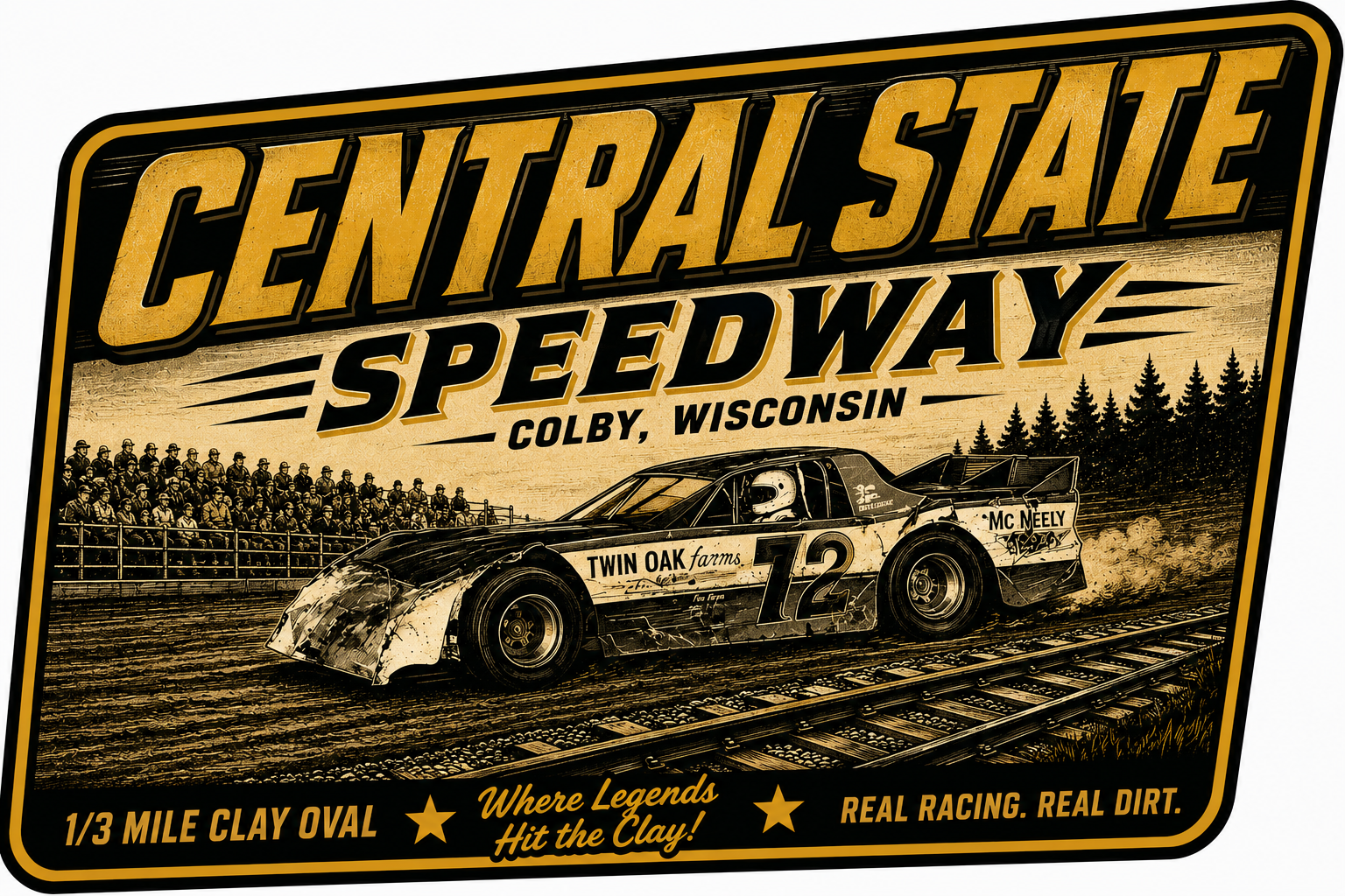 Central State Speedway logo